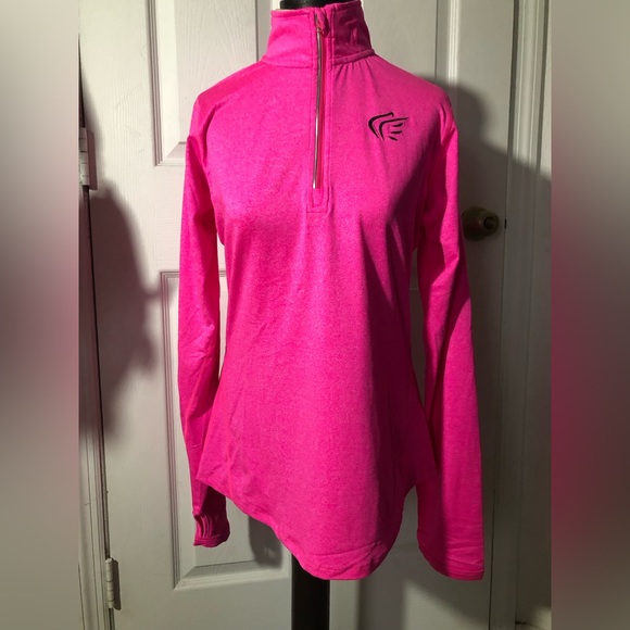 Active Faith Neon Pink Half Zip - Picture 2 of 10